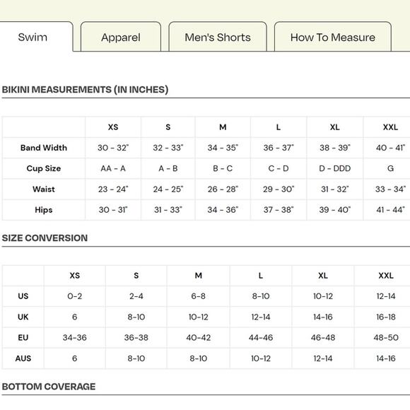 Blackbough Zoe Top Moderate Bottom Bikini 2pc Set Size S/L - Picture 5 of 12